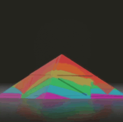 Rainbow Pyramid Floating