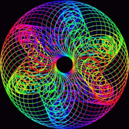 Rainbow Rings Optic GIF