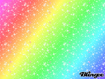 Rainbow Sparkly Gif GIF