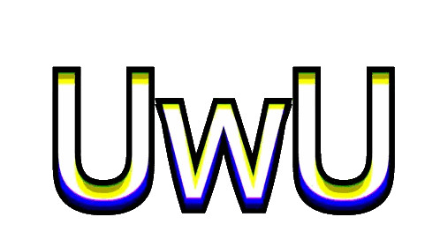 Rainbow Uwu Text