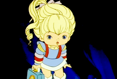 Rainbrow Brite Out Of Breath GIF