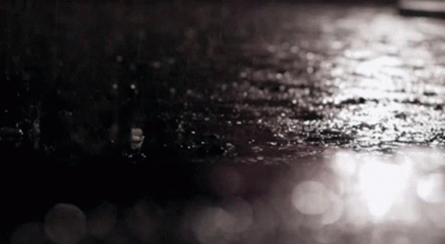 Raindrops Good Morning Rainy Day Season GIF