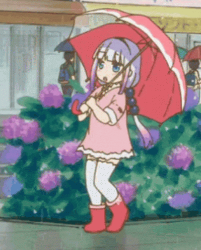 Raining Kanna Dance GIF