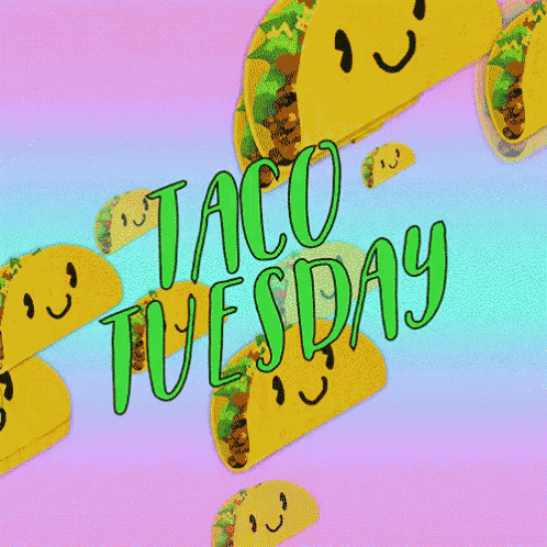 Raining Taco Tuesday GIF