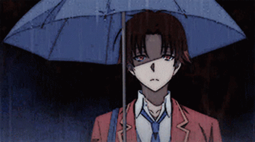 Rainy Friday Kiyotaka Ayanokoji Anime GIF