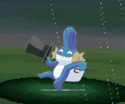 Rainy Friday Pokemon Mudkip Dancing GIF