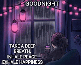 Rainy Night Take A Breath GIF
