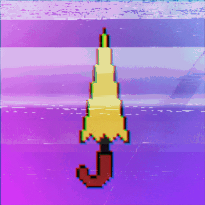 Rainy Tuesday Closing Umbrella GIF