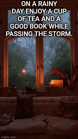 Rainy Tuesday Passing Storm GIF