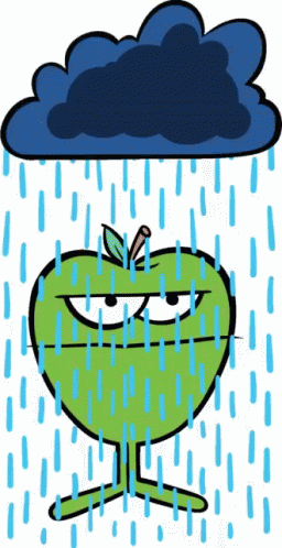 Rainy Wednesday Jolly Rancher Green Apple GIF