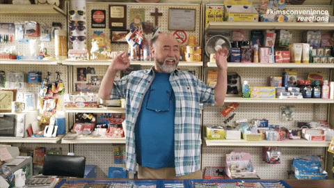 Raise The Roof Kim's Convenience GIF