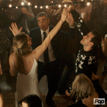 Raise The Roof Schitt's Creek GIF