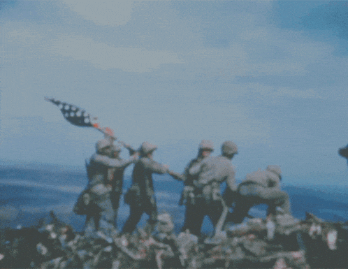 Raising Flag Vietnam Gif GIF