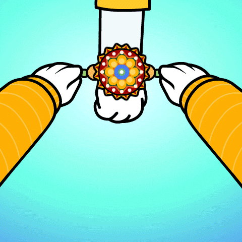 Rakhi Siblings Bond Celebration GIF