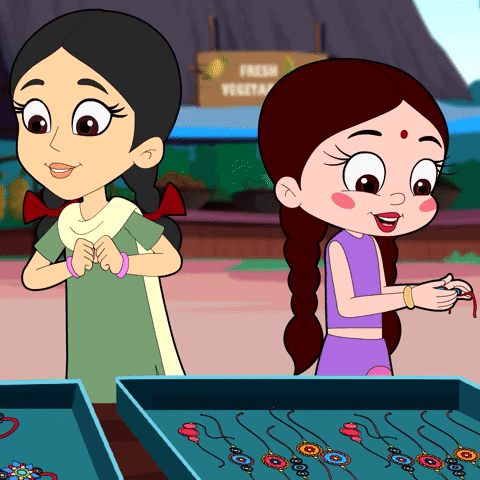 Rakhi Symbolizing Love For Sibling GIF