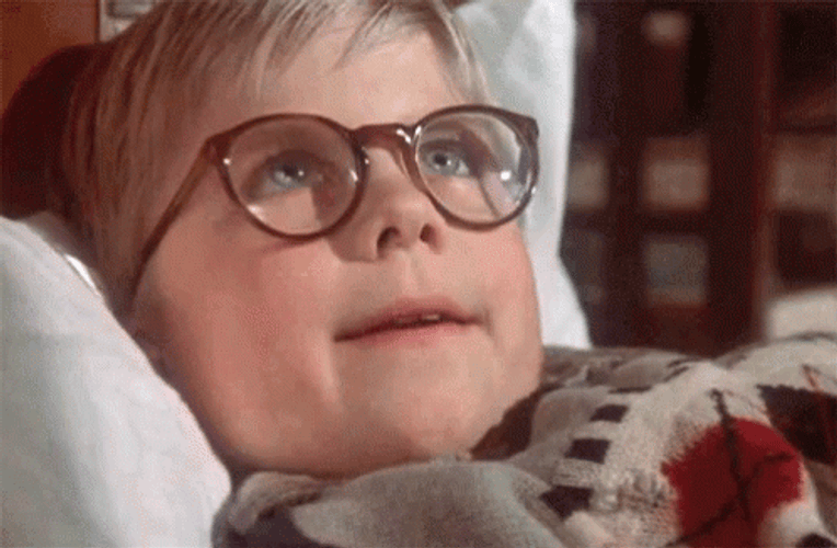 Ralphie Blinking Eyes Christmas Story GIF
