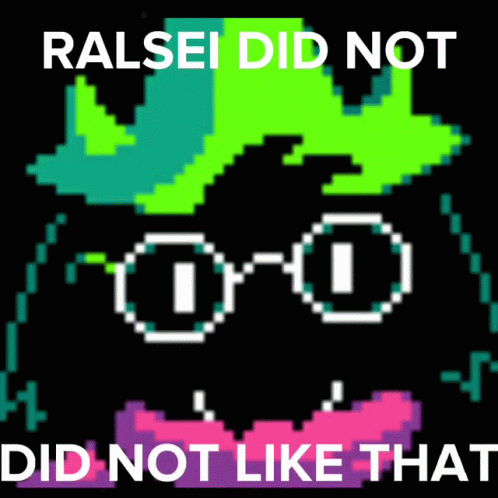 Ralsei Deltarune Did Not Like That GIF