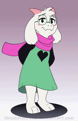 Ralsei Deltarune Spin Dress Change GIF