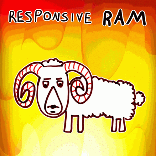 Ram Saying Responsive Ram