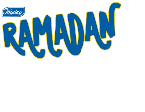 Ramadan Mode Sign with Yellow Item