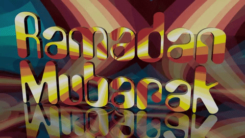 Ramadan Mubarak Digital Art Greeting GIF
