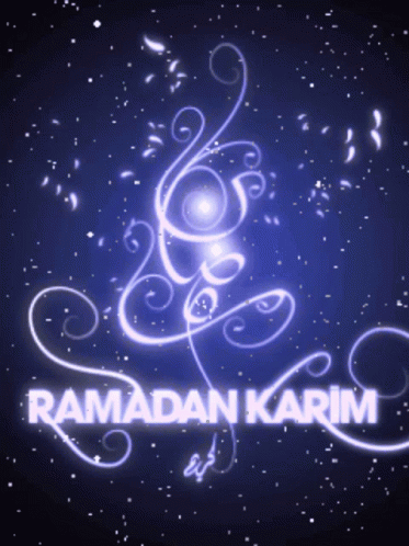 Ramadan Mubarak Karim Falling Dust GIF