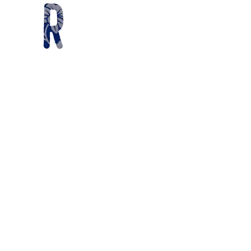 Ramazan Blue Lettering