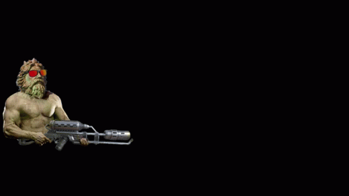 Rambo Machine Gun Flame Thrower GIF