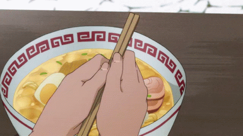 Ramen Chopstick Anime GIF