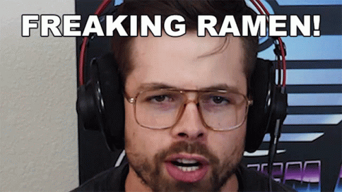 Ramen Freaking GIF