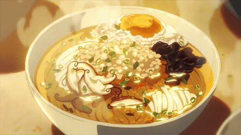 Hot Ramen Anime GIF
