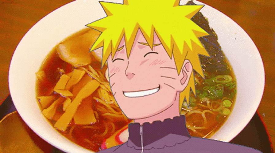 Ramen Naruto Uzumi Smile GIF