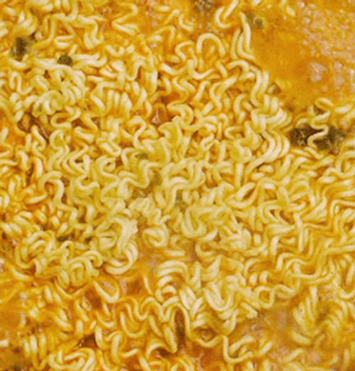 Ramen Noodles Boiling GIF