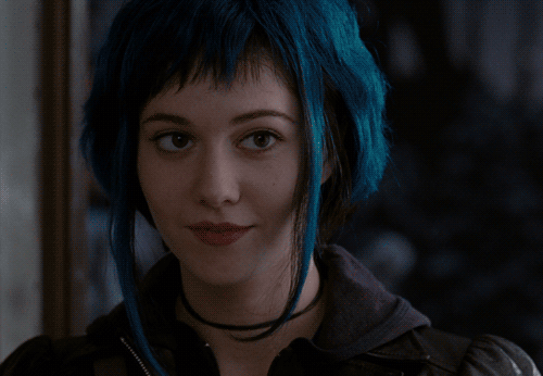 Ramona Flowers Cool Eyebrows Up GIF