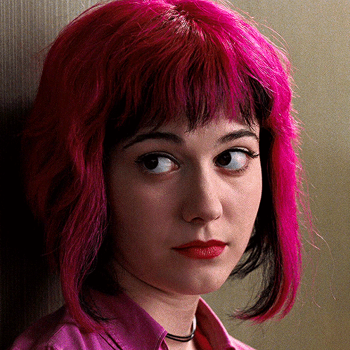 Ramona Flowers Pink Hair Scott Pilgrim GIF