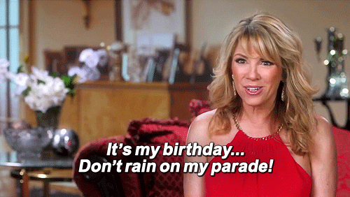 Ramona Singer Don't Rain On My Parade GIF
