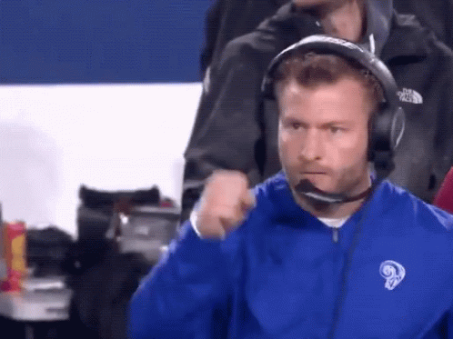 Rams Sean Mcvay Coaching GIF