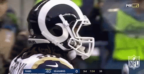 Rams Head Bumping GIF