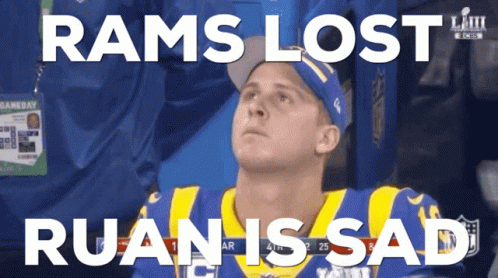 Rams Lost Ruan Is Sad GIF