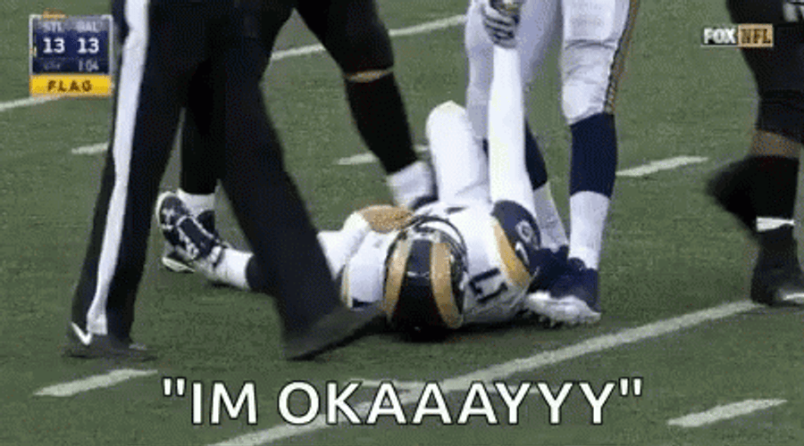 Rams Player On The Field GIF