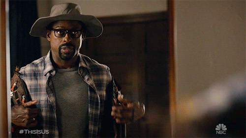 Randall Getting Ready For Hiking GIF