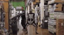 Random Dancing Skeleton Costume GIF