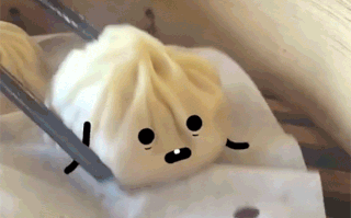 Random Dumpling Funny Holding On GIF