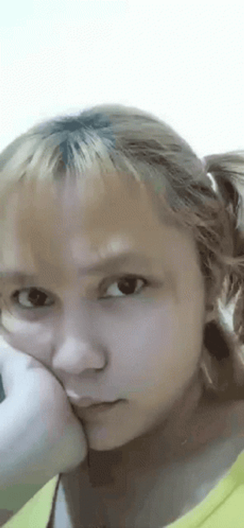 Random Girl Attitude Eye Roll GIF