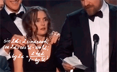Random Thinking Calculation Winona Ryder GIF
