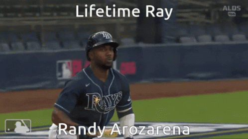 Randy Arozarena Swinging at Ball