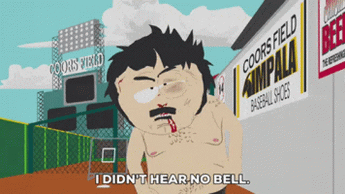 Mad Randy Marsh Beaten Up Face GIF