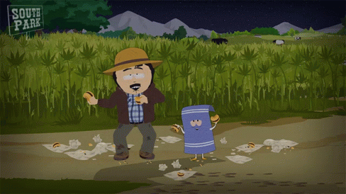 Randy Marsh Dancing With Towelie GIF