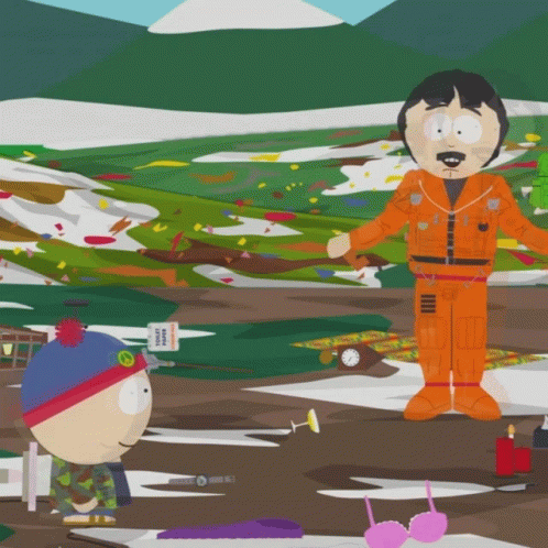 Randy Marsh Hugging Stan GIF