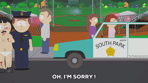 Randy Marsh Caught By Police GIF